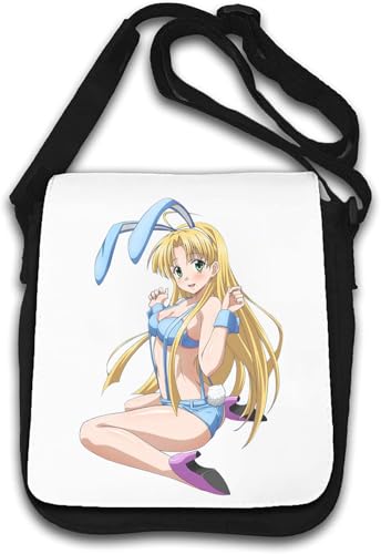 Anime Style Blonde Rabbit Pin Up Babe Umhängetasche Weiß Anime Style Blonde Rabbit Pin Up Babe Umhängetasche Weiß von Generisch
