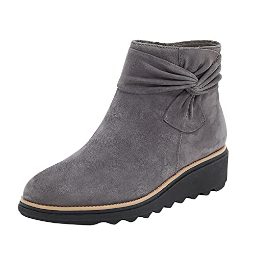 Ankle-Boots Damen Gummistiefeletten Flach Gummistiefel Kurz Boots Gartenstiefel Halbhoch Sommerstiefeletten Plateau Stiefeletten Vintage Stiefeletten Mit Absatz Chelsea Kampfstiefel Kurzstiefel von Generisch