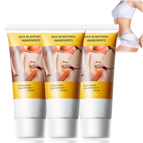 Anti-Cellulite Creme zur Fettverbrennung, Cellulite Creme, Körperstraffende Körpercreme für Bauch, Beine & Po, Strafft die Haut, Massagecreme gegen Cellulite, Für Damen & Herren (60g(1er Pack), 3PC) von Generisch