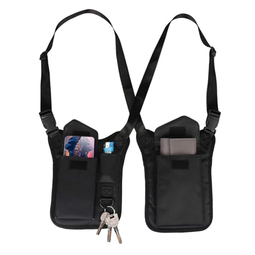 Anti -Diebstahl -Taschenbeutel - Mehrzweck -Schulter -Brustbeutel, 5 Fächer der unterschiedlichen Größe, Reisen Nylon -Unterarm -Utilitätstaschen | Versteckter Hidden Pack für Männer Frauen Anti -Diebstahl -Taschenbeutel - Mehrzweck -Schulter -Brustbeutel, 5 Fächer der unterschiedlichen Größe, Reisen Nylon -Unterarm -Utilitätstaschen | Versteckter Hidden Pack für Männer Frauen von Generisch