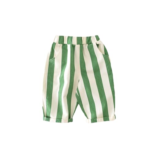 Anti Moskito Kleidung Baby Pumphose Junge 80 Mädchen Bloomers Baumwolle Gestreifte Palazzo Hose Grün Sommer Freizeithose Lang Sommerhosen Leicht Und Luftig Haremshose von Generisch