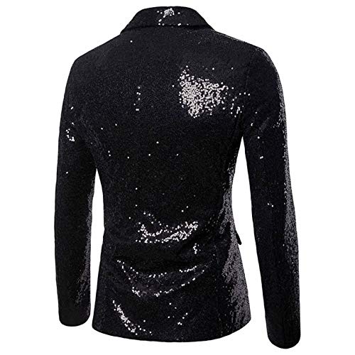 Anzug Sakko Herren Shiny Glitzer Pailletten Anzugjacke Slim Fit Herrenmode Blazer Geschenk Outerwear Sakko Reverskragen Der MäNner HüBsche Jacken-Blazer FüR Nachtklub Hochzeit Jacket Smoking Anzug Sakko Herren Shiny Glitzer Pailletten Anzugjacke Slim Fit Herrenmode Blazer Geschenk Outerwear Sakko Reverskragen Der MäNner HüBsche Jacken-Blazer FüR Nachtklub Hochzeit Jacket Smoking von Generisch