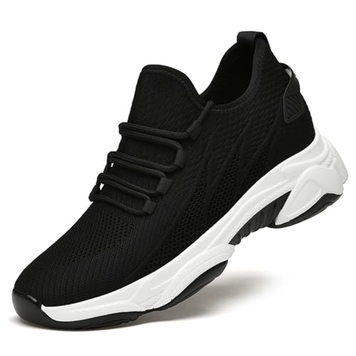Anzugschuhe Herren Schwarz,Elevate Shoes Herren 10 cm Mesh Elevateshoes Schuhe Die Größer Machen Elevator Zum Reinschlüpfen Sportschuhe Walking Sneaker Joggingschuhe Anzugschuhe Herren Schwarz,Elevate Shoes Herren 10 cm Mesh Elevateshoes Schuhe Die Größer Machen Elevator Zum Reinschlüpfen Sportschuhe Walking Sneaker Joggingschuhe von Generisch