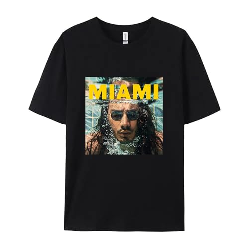 Apache 207 Rapper Tour 2025Graphic T-Shirt, Herrenbekleidung, Übergroße T-Shirts, Vintage Hip Hop Kurzarm Tops, Streetwear (A XS) von Generisch