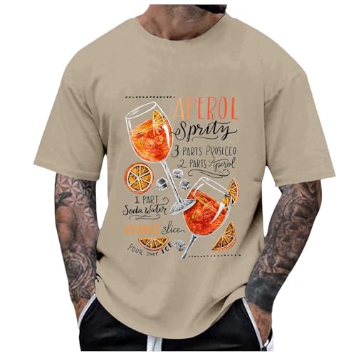 Aperol Shirt Herren Hallöchen Aperölchen Lustige Muster T-Shirt Kurzarm Rundhals T-Shirt Sommer Faschingskostüm Aperol Fasching Karneval Shirts Aperol Shirt Herren Hallöchen Aperölchen Lustige Muster T-Shirt Kurzarm Rundhals T-Shirt Sommer Faschingskostüm Aperol Fasching Karneval Shirts von Generisch