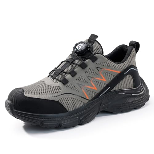 Arbeitsschuhe Herren Sicherheitsschuhe Sneaker Turnschuhe Stahlkappenschuhe Outdoorschuhe S3 Laufschuhe Trekkingschuhe Atmungsaktive Schuhe Wanderschuhe Sportschuhe Leichte Anti-Punktur Sommerschuhe Arbeitsschuhe Herren Sicherheitsschuhe Sneaker Turnschuhe Stahlkappenschuhe Outdoorschuhe S3 Laufschuhe Trekkingschuhe Atmungsaktive Schuhe Wanderschuhe Sportschuhe Leichte Anti-Punktur Sommerschuhe von Generisch