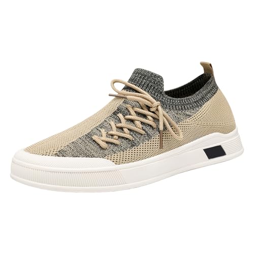 Arbeitsschuhe Sommer Atmungsaktiv Dünn Bequem Leicht Mesh Sport Casual Sneakers Teenager Slip On Socken Mesh Schuhe Casual Sneakers Herren Slip On Sneaker, khaki, 38 2/3 EU Arbeitsschuhe Sommer Atmungsaktiv Dünn Bequem Leicht Mesh Sport Casual Sneakers Teenager Slip On Socken Mesh Schuhe Casual Sneakers Herren Slip On Sneaker, khaki, 38 2/3 EU von Generisch