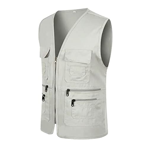 Arbeitsweste Herren Sommer Dünn - Anglerweste Herren Leicht Mesh Arbeitsweste Leichte Casual Multifunktionsweste Atmungsaktiv Anglerweste Reporterwesten Mit Vielen Taschen Fotografie Westen Jadgweste Arbeitsweste Herren Sommer Dünn - Anglerweste Herren Leicht Mesh Arbeitsweste Leichte Casual Multifunktionsweste Atmungsaktiv Anglerweste Reporterwesten Mit Vielen Taschen Fotografie Westen Jadgweste von Generisch