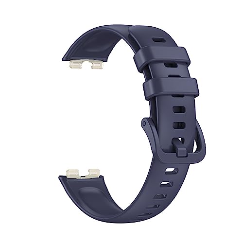 Armbänder Kompatibel mit Huawei Band 8 Armband, 11 Modefarben Silikon Uhrenarmband Sports Verstellbares Ersatzarmband für Huawei Band 8, Damen Herren (Blau) von Generisch