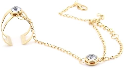 Armband-Anhänger, Handkette, Finger-Armband, Ring, Fingerkette, Handkette, Schmuck für Damen und von Generisch