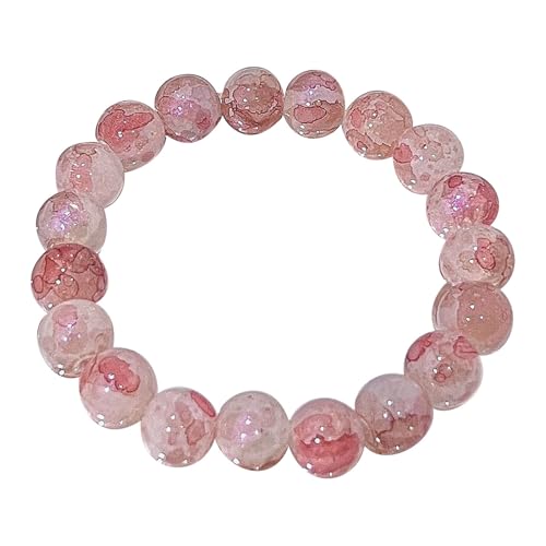 Armband für Damen, chinesisches Jade-Perlenarmband für Frau, Opa, Mutter, Vater, tägliches Tragen, lustige baumelnde Ohrringe für Frauen, Einheitsgröße, Harz, Kein Edelstein von Generisch