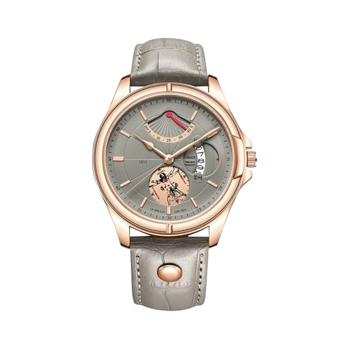 Armbanduhr Herren Atmosphärische Herrenuhr Business Wear Uhr Casual und Herrenmode Uhr Elegante Herrenuhr Armbanduhren Klein (A, One Size) von Generisch