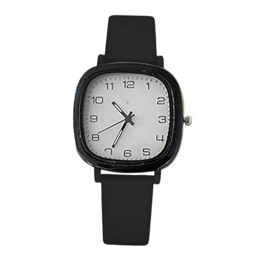 Armbanduhr – leicht lesbare Uhren – lässiges Silikon-Uhrenarmband – eleganter Damenkalender – für Damen, medizinisches Fachpersonal, Krankenschwestern, Ärzte, Studenten, Schwarz , Refer to description von Generisch