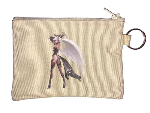 Armbrust Engel Pin Up Babe Schlüsselanhänger Münzbörse Beige von Generisch