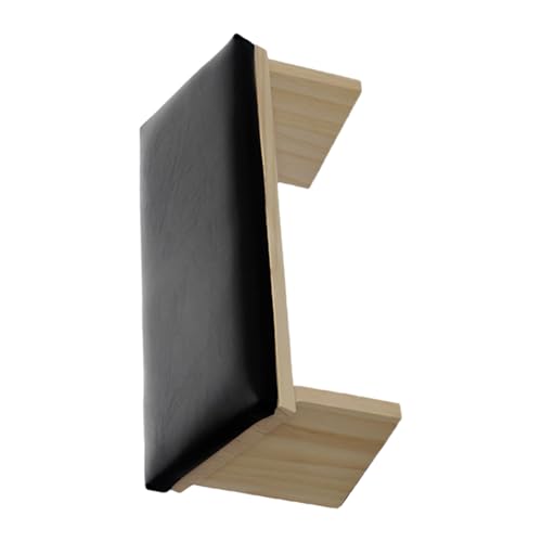 Armlehne - Maniküre-Kissen Nagelkissen, Holz PU Leder Maniküre Handauflagen im abgeschrägten Design, Nagel Handauflage, Nägel Kunst Zubehör, Bequemer Stabiler Multifunktionaler Kunstständer für von Generisch