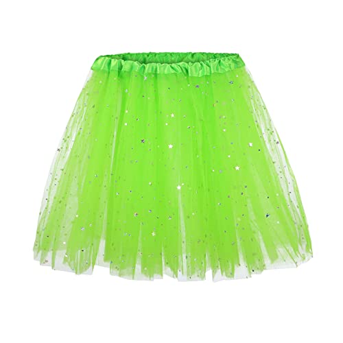 Artikel Unter 2 Euro Tüllrock Damen Lang Elegant Petticoat Unterrock Frauen Prinzessin Cute Petticoat Swing Tu Rock Ballettrock Stretch Bleistift Tütü Kinder Schwarz Glitzer Danenkleidung Sale von Generisch