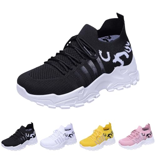 Atmungsaktive Sportschuhe Laufschuhe Damen Sneaker Turnschuhe Running Schuhe Straßenlaufschuhe Tennisschuhe Freizeit Trainingsschuhe fitnessstudio Leichte Joggingschuhe von Generisch