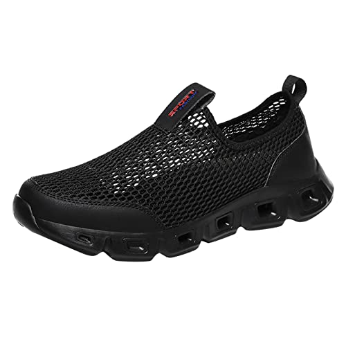 Atmungsaktive Vermascht Aushöhlen Herren Turnschuhe Bequeme Chunky Sportschuhe mit Weiche Fussbett Leichte Laufschuhe Freizeitschuhe Komfort Slip Trekkingschuhe Lässig Indoorschuhe Atmungsaktive Vermascht Aushöhlen Herren Turnschuhe Bequeme Chunky Sportschuhe mit Weiche Fussbett Leichte Laufschuhe Freizeitschuhe Komfort Slip Trekkingschuhe Lässig Indoorschuhe von Generisch