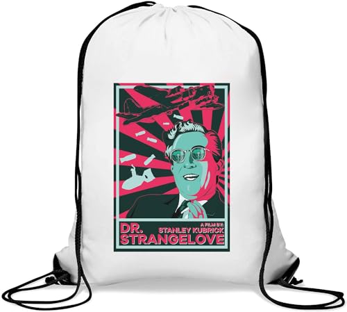Atomic Bomb Explosion Movie Poster Gym Sack Casual Drawstring Bag White von Generisch