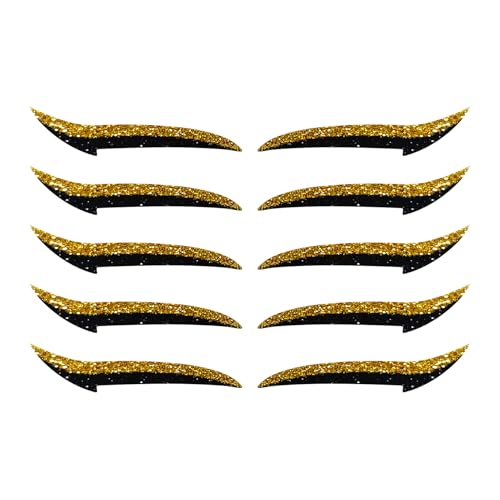 Augen Liner Aufkleber,Selbstklebende Permanent Make-up Patches | 10 Stück Wasserdichte Aufkleber Für Tanzauftritte Und Bühnenauftritte Augen Liner Aufkleber,Selbstklebende Permanent Make-up Patches | 10 Stück Wasserdichte Aufkleber Für Tanzauftritte Und Bühnenauftritte von Generisch