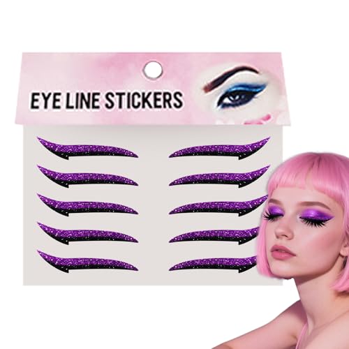 Augen Make Up Pflaster | Make Up Augen Lider Patches - Tragbarer Lidschatten Aufkleber Für Reise Und Bühne 10 Stück Wasserfester Eyeliner Streifen Augen Make Up Pflaster | Make Up Augen Lider Patches - Tragbarer Lidschatten Aufkleber Für Reise Und Bühne 10 Stück Wasserfester Eyeliner Streifen von Generisch