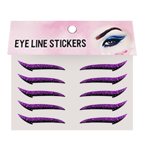 Augen Make Up Pflaster - Selbstklebende Permanent Make-up Patches | Tragbarer Lidschatten Aufkleber Für Reise Und Bühne 10 Stück Wasserfester Eyeliner Streifen Augen Make Up Pflaster - Selbstklebende Permanent Make-up Patches | Tragbarer Lidschatten Aufkleber Für Reise Und Bühne 10 Stück Wasserfester Eyeliner Streifen von Generisch