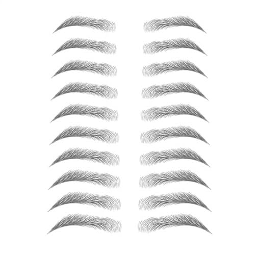 Augenbrauen -Tätowierungen wasserdicht - 3D -Schale vom Aufkleber, langlebige natürliche falsche Augenbrauen, einfaches Make -up - für die Pflege von Formen | Wasserdicht von Generisch