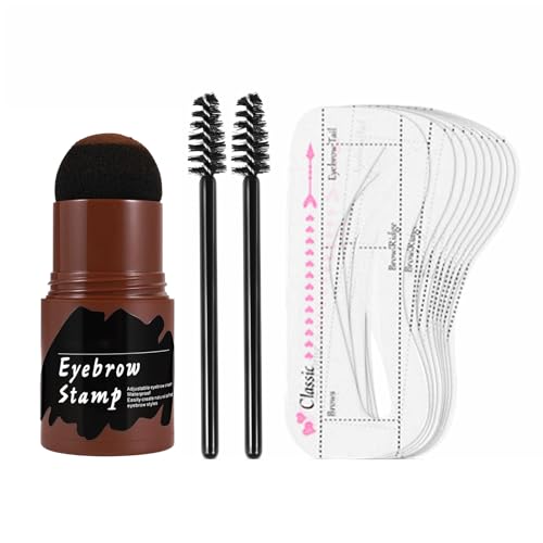 Augenbrauenstempel-Schablonen-Kit – Augenbrauen-Make-up-Kit | Schablone, Augenbrauenkontur-Kits für Anfänger, wiederverwendbare Vorlage mit Kopfbedeckungsband und Rasierer für Frauen Augenbrauenstempel-Schablonen-Kit – Augenbrauen-Make-up-Kit | Schablone, Augenbrauenkontur-Kits für Anfänger, wiederverwendbare Vorlage mit Kopfbedeckungsband und Rasierer für Frauen von Generisch