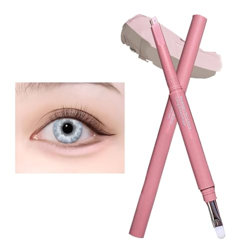 Augenbrauenstift | Präziser Doppelender Brauenstift | Highlighter Und Schatten Pinsel Mit Winkelförmiger Applikator Für Make-up Beauty Arbeit Täglich Party Gesellschaft von Generisch