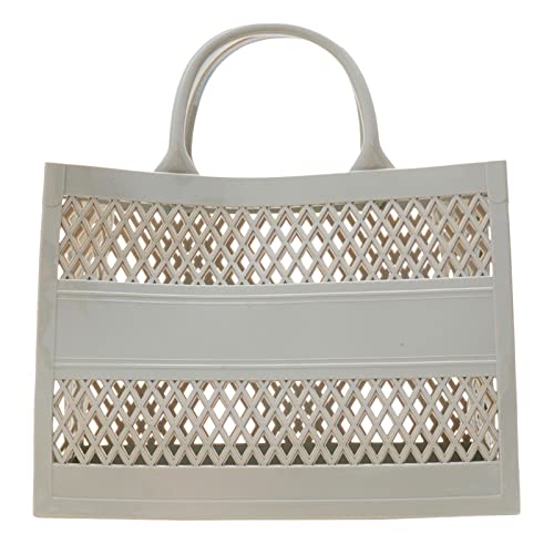 Baby Clutch Kapazität PVC Tragetasche Gummi Silikon Strandtasche, grau, Einheitsgröße Baby Clutch Kapazität PVC Tragetasche Gummi Silikon Strandtasche, grau, Einheitsgröße von Generisch