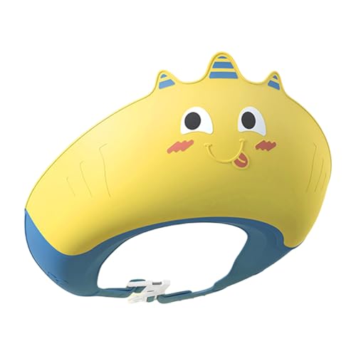 Baby-Duschhaube – Silikonhut, Badevisier, Kappe | weiche, hitzebeständige verstellbare Mütze mit sicherem Gehörschutz und flexibler Passform, babyfreundlicher Shampoo-Schild für und Mädchen von Generisch