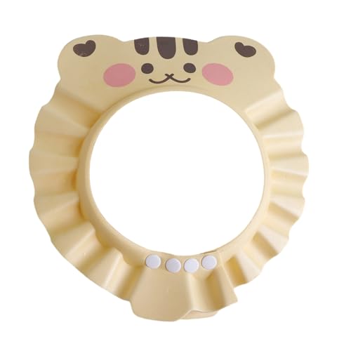 Baby-Duschhaube – Tigerförmige Baby-Duschhaube | Baby-Haarwasch-Schild | Shampoo-Visier für Kinder | Showr Caps Badevisier geeignet für Reiß- und Badezeit, Augenschutz und bequemes Waschen von Generisch