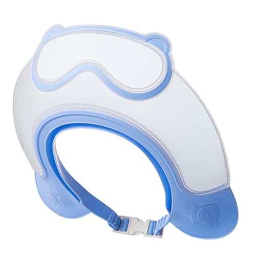 Baby Hair Washing Shield, Waterproof Adjustable Kids Shower Caps, 9.06x9.06x2.76 Inches Eye & Ear Protections, Soft Comfortable Fit for Shampoo and Hair Washings von Generisch