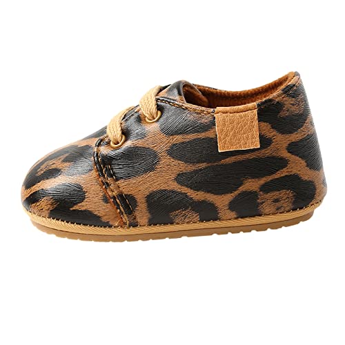 Baby Junge Mädchen Weicher Lauflernschuhe Krabbelschuhe Kleinkind Flach Gummi Anti-Rutsch Babyschuhe Leuchtsneaker Für Babys und Kleinkinder von Generisch