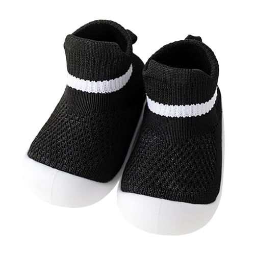Baby Jungen Lauflernschuhe Mädchen Barfußschuhe Kleinkind Lauflernschuhe mit Rutschfester Sohle Babyschuhe Baby Turnschuhe Jungen Mädchen Sneaker von Generisch