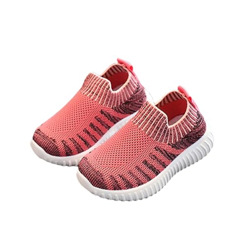 Baby Lauflernschuhe Kinder Barfußschuhe Hausschuhe für Mädchen Jungen Babyschuhe Weicher Sneaker Lederschuhe Kleinkind Hallenschuhe Draußen von Generisch