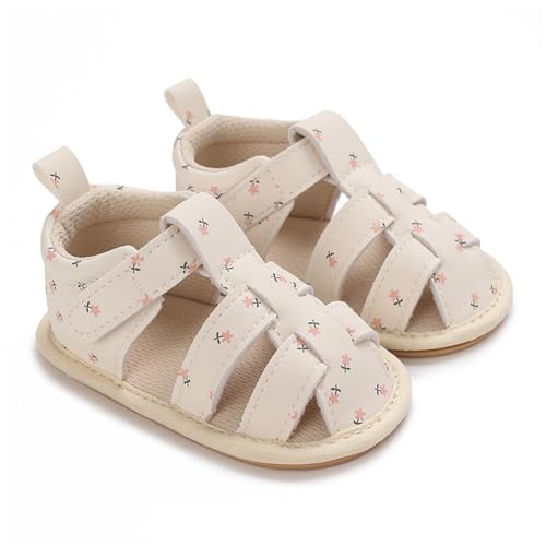 Baby Mädchen Sandalen Kleinkind Strand Schuhe Outdoor Casual Slipper Kleinkind Erste Gehen Prinzessin Sandalen Turnschuhe Baby (A, 22 Infant) von Generisch