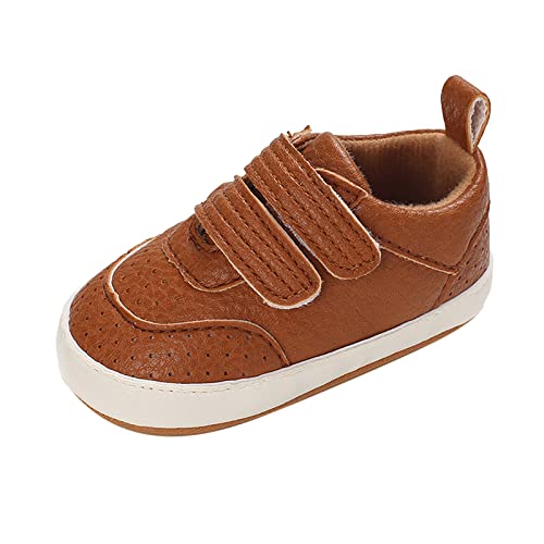 Baby Schuhe Junge Babyschuhe Lauflernschuhe Weicher Babyhausschuhe Kleinkind rutschfeste Lederschuhe Hüttenschuhe Sockenschuhe für Mädchen Junge von Generisch
