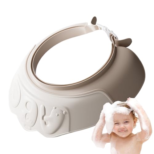 Baby Shower Cap, Double Layer Hair Washing Hat | Waterproof Adjustable Cap for Hair Washing Kids Bath Eye Ear Face Protection von Generisch