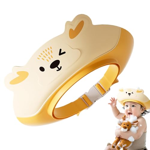 Baby Shower Hat | Adjustable Cartoon Ear Protection Shampooing Visor for Children,Kid Showering Accessories for Boys and Girls Hair Washing Protection von Generisch
