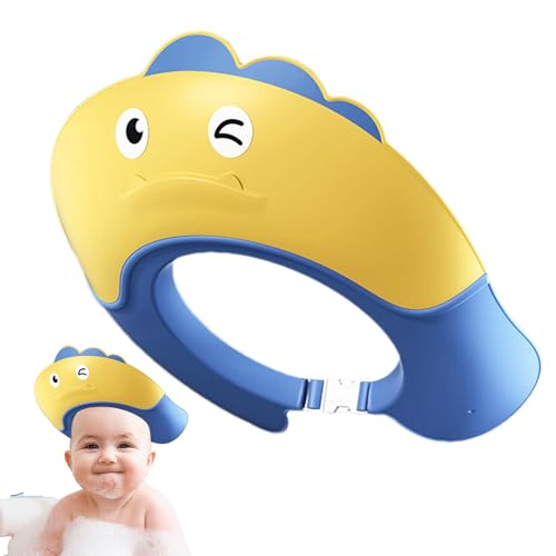 Baby Shower Hat | Adjustable Dinosaur Shape Shower Visor - Bathing Protection, Visor Head Eye Ear Shampoo Caps For Kids Ages 6 Months And Up von Generisch