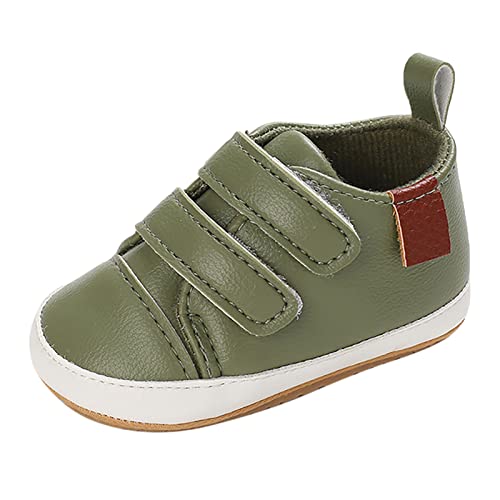 Baby Sneaker Baby Jungen Mädchen Lauflernschuhe Weicher Babyhausschuhe Kleinkind rutschfeste Lederschuhe Hüttenschuhe Sockenschuhe für Mädchen Junge von Generisch