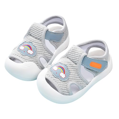 Baby-Wanderschuhe für Damen und Herren, Anti-Tritts, atmungsaktiv, tragen Säuglings-Sandalen, 1 3 Jahre, 6 Monate, weiche Schuhe, mehrfarbig, optional, niedliche Baby-Hausschuhe, grau, 9 Monate Baby-Wanderschuhe für Damen und Herren, Anti-Tritts, atmungsaktiv, tragen Säuglings-Sandalen, 1 3 Jahre, 6 Monate, weiche Schuhe, mehrfarbig, optional, niedliche Baby-Hausschuhe, grau, 9 Monate von Generisch