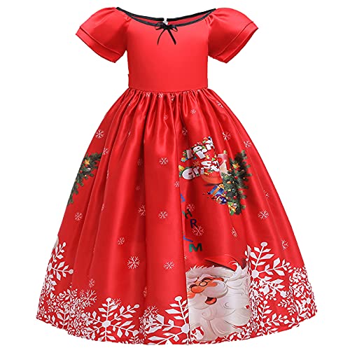 Baby Weihnachtsoutfit Mädchen 128 Winter Swing 0-6 Monate Babykleid Taufkleider Langarm Herbst Lustig Hochzeit Weihnachtsoutfit Prinzessin Kleid Festlich Lang Weihnachtskleid Blumenmädchenkleider von Generisch