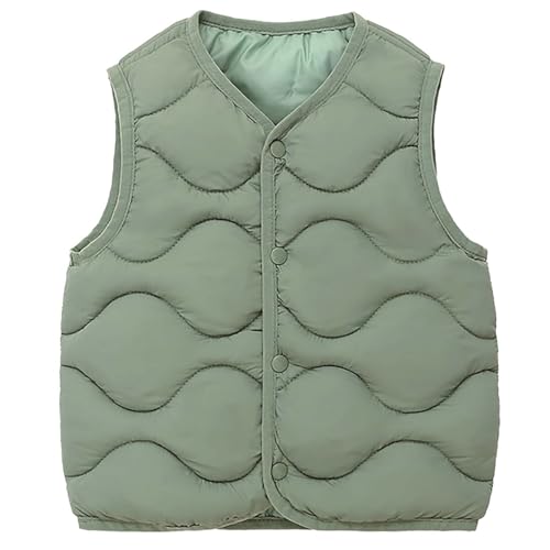 Baby Weste Mäntel Fleeceweste Junge Teddy Fleece Weste Running Vest Junge Mädchen Gilets Schneeanzug Ärmellose Teddywesten Warmen Dünn Leicht Weste Vest Jacke Kinder Fleece Weste von Generisch