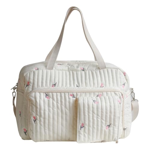 Baby-Wickeltasche mit niedlichem Bären-Blumenmuster, Handtasche, Mutterschaft, Reise, Wickeltasche für Mutter, Reisen, Krankenhaus, Stil 2, 420.00 x 280.00 x 160.00 mm von Generisch