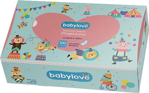 Babylove Feuchttücher und co (5x 100 Tücher, Babypflegetücher Trocken) von Generisch