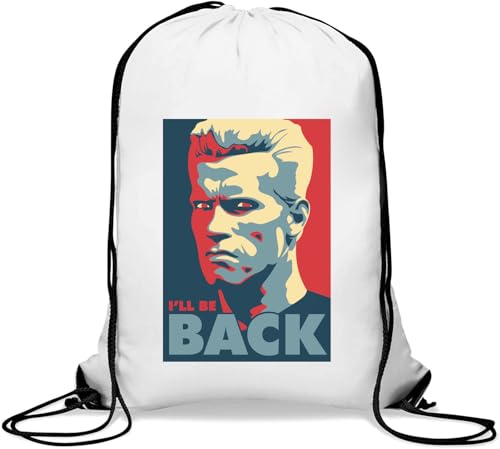 Back Poster Gym Sack Casual Drawstring Bag White Back Poster Gym Sack Casual Drawstring Bag White von Generisch