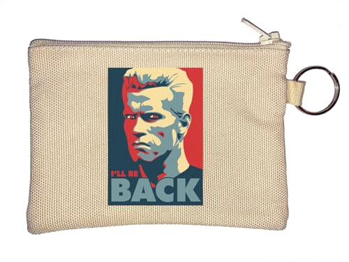 Back Poster Schlüsselanhänger Münzbörse Beige Back Poster Schlüsselanhänger Münzbörse Beige von Generisch