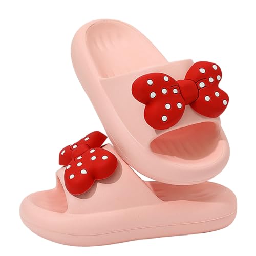 Badelatschen Kinder Flache Sommer Hausschuhe Jungen Mädchen Dusch Badeschuhe Strand Pantoletten Slippers Eltern-Kind Sandalen Leicht Anti-rutsch Badeschlappen von Generisch